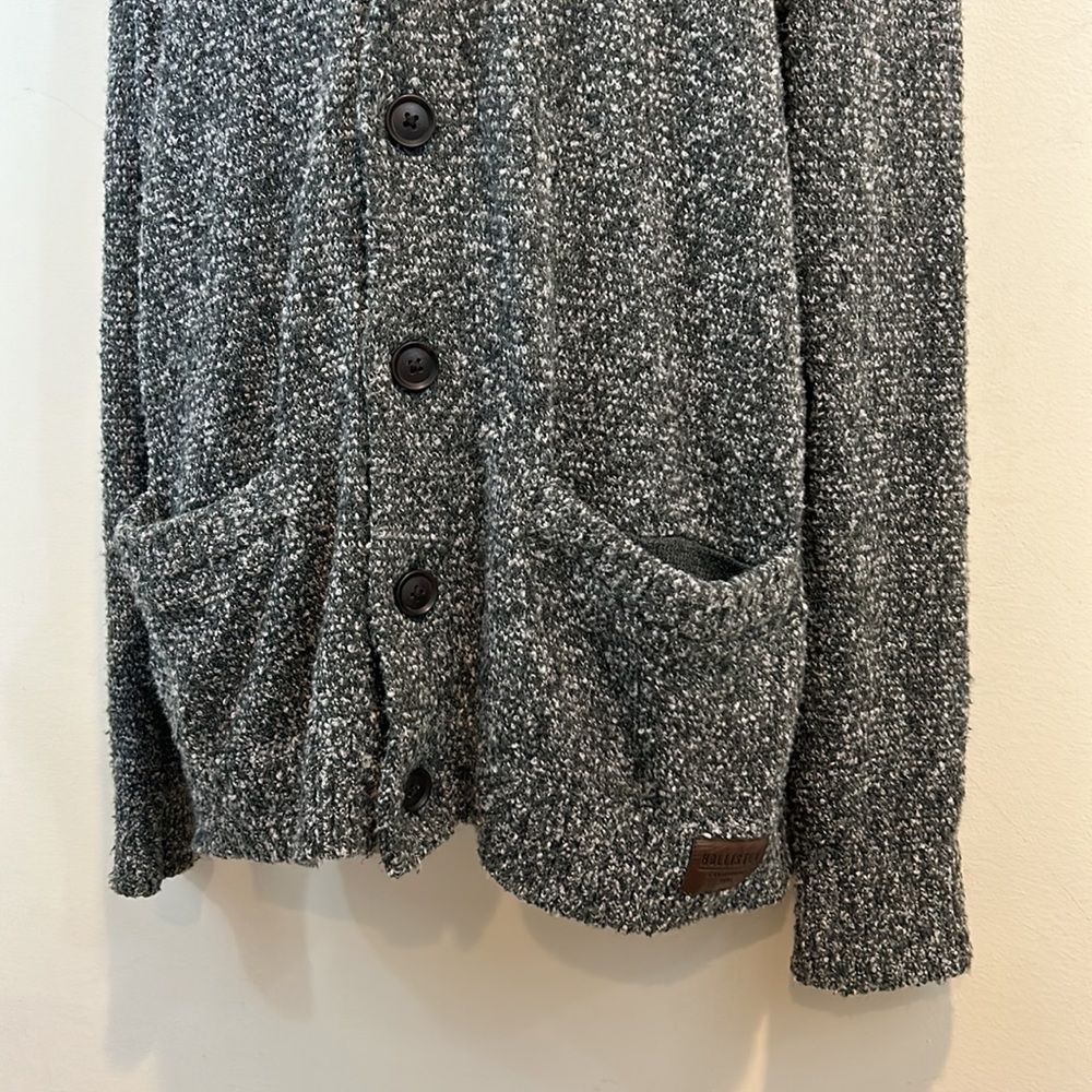 Hollister 5 Button V-Neck Cardigan Sweater Size S - Picture 3 of 10